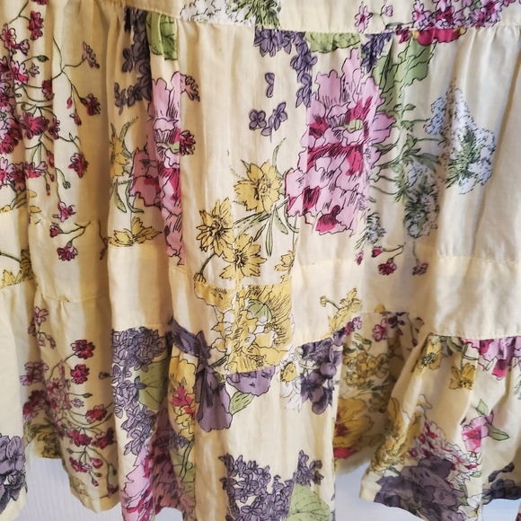 H&M Floral Skirt S 8 - Picture 7 of 9